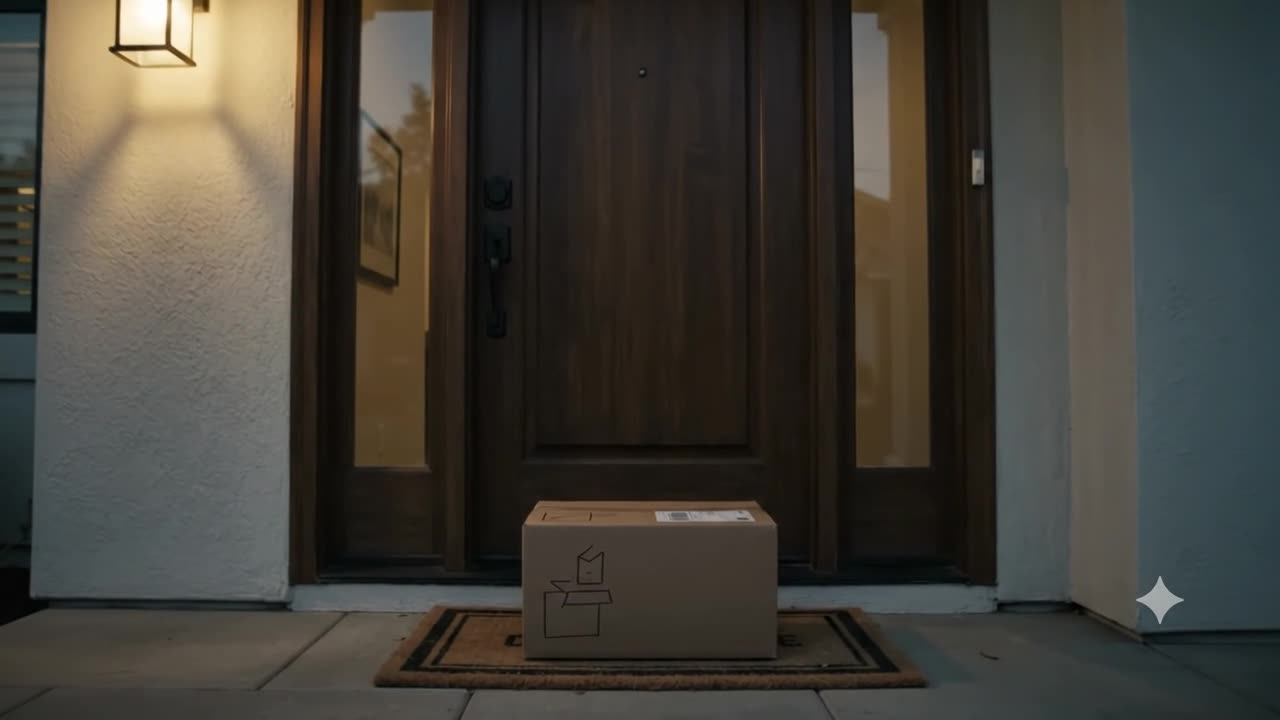 Videovorschau: Paketdiebstahl am Eingang – lückenlose Dokumentation